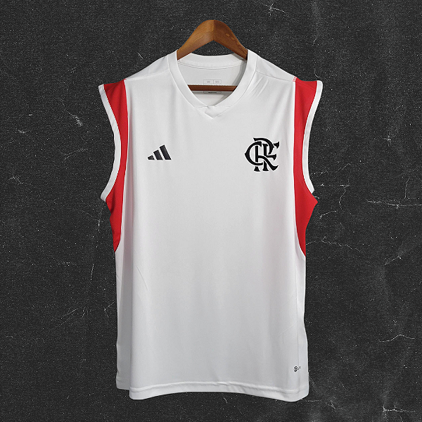 Camisa regata de treino Flamengo - Branca