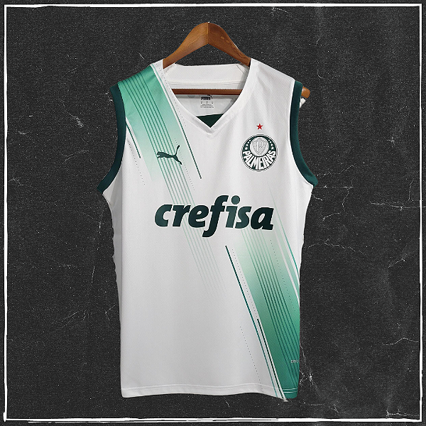 Camisa regata branca do Palmeiras