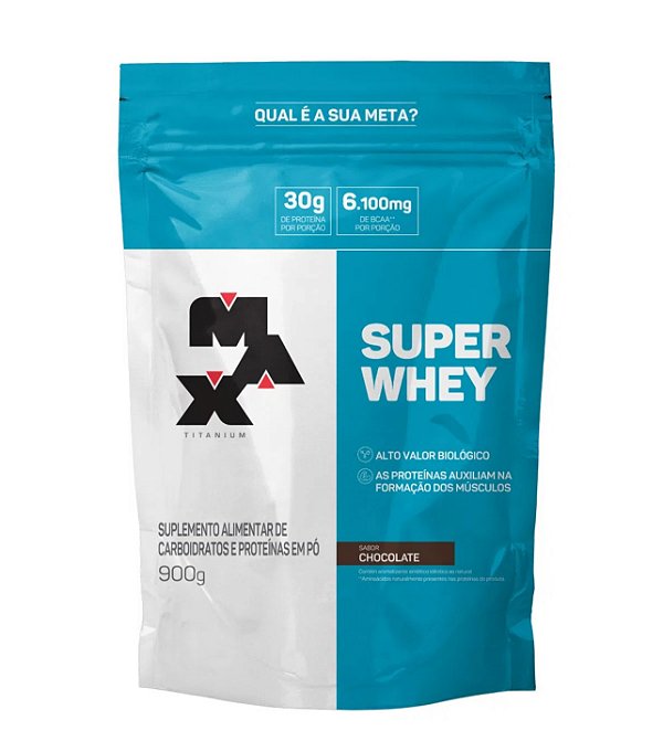 SUPER WHEY REFIL (900G) MAX TITANIUM
