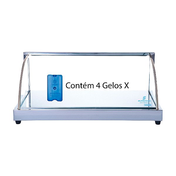 Estufa Vitrine Fria com 4 Gelo X