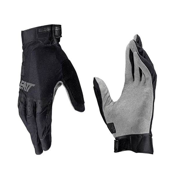 LUVA LEAT MTB X-FLOW 2.0 | PRET CINZA STEALTH
