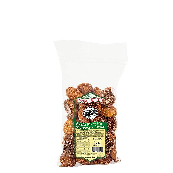 52186 - Marquezito Biscoito Pão de Mel com Açúcar e Canela 250g