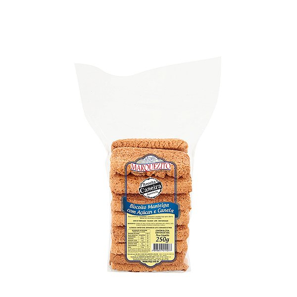 514605 - Marquezito Biscoito de Manteiga com Açúcar e Canela 250g