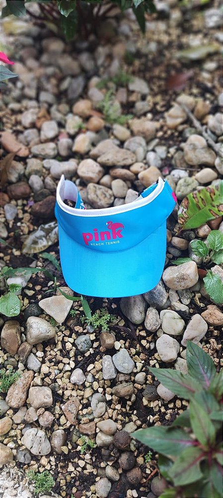 Viseira Pink BT Azul