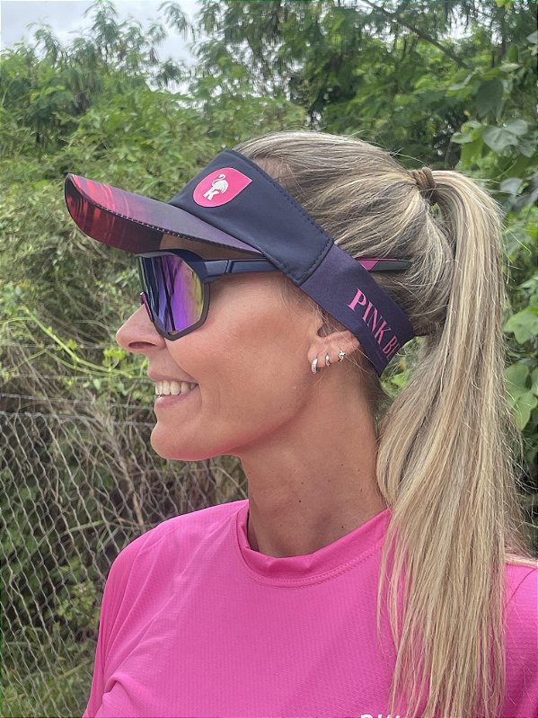 Viseira Pink Lovers | Azul marinho