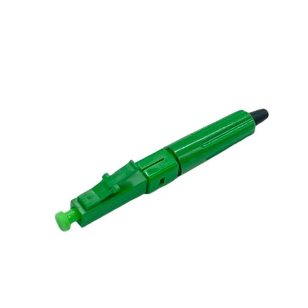 Conector Óptico SPX SM 9/125µ LC-APC (DROP FLAT)