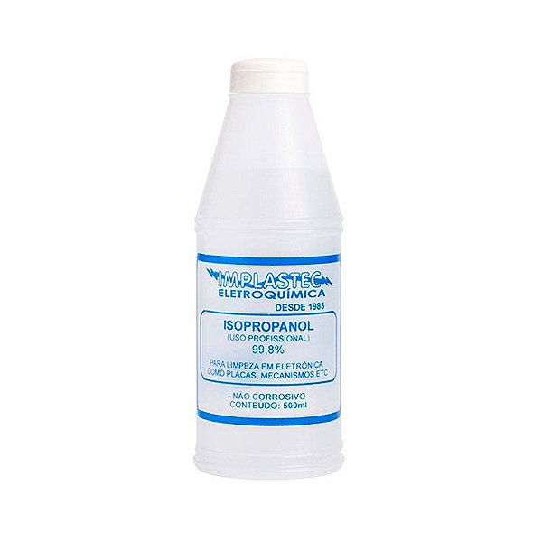 ISOPROPANOL - Não Corrosivo (500ml)