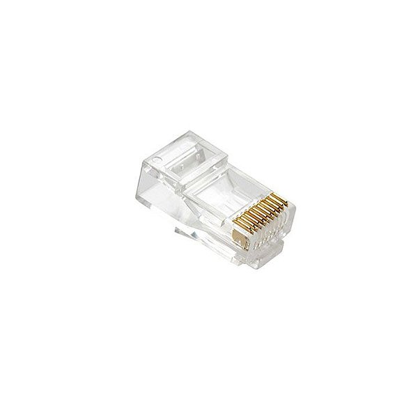 Conector Modular RJ50 Macho CAT.5e 10x10 (UNITÁRIO)