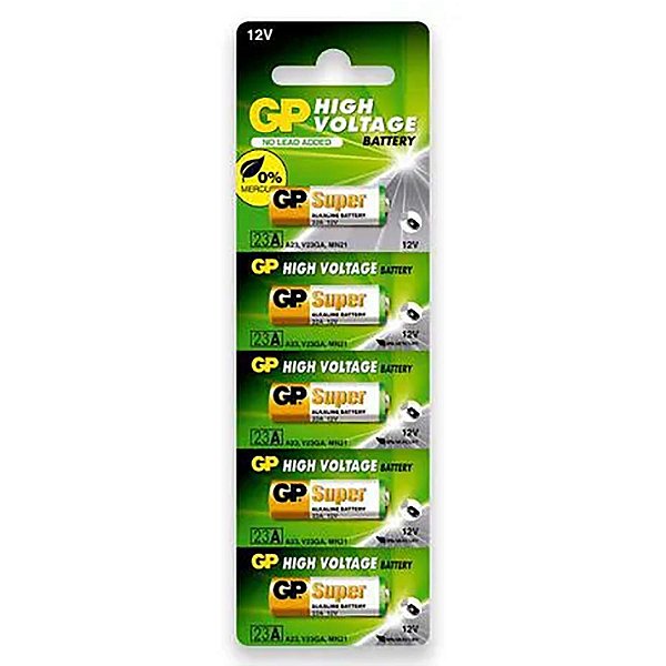 Bateria 12 Volts GP Batteries - 23AF-2KX5 - 5 peças