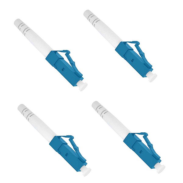 Conector Óptico SPX SM 9/125µ LC-UPC 2mm - 4 peças