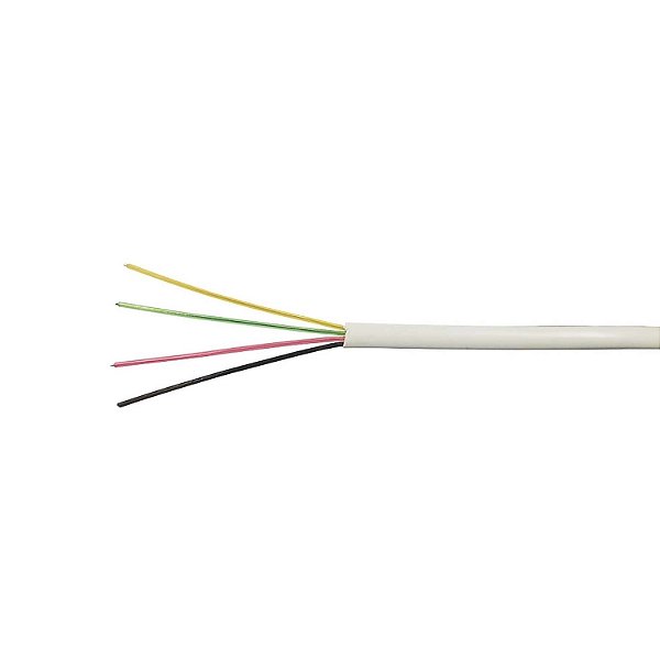 Cordão Liso Chato 4 VIAS BRANCO - 305 metros