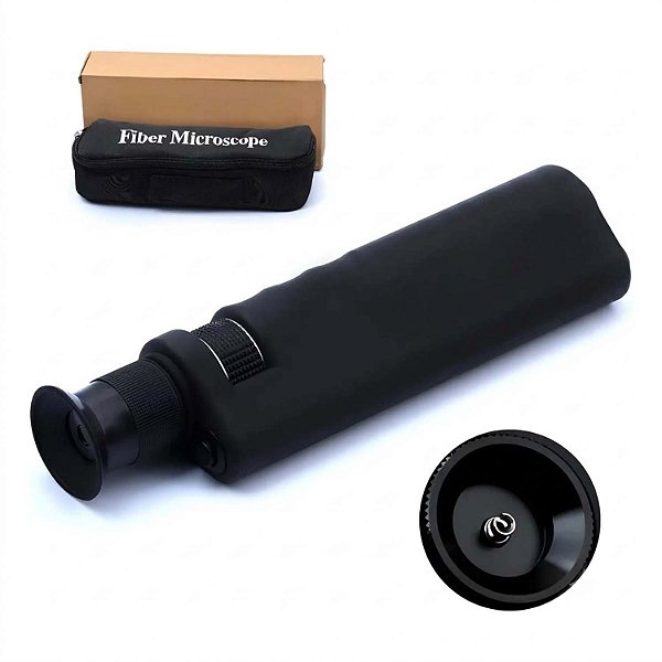 Microscópio Portátil para Fibra Óptica Série CL – 400x