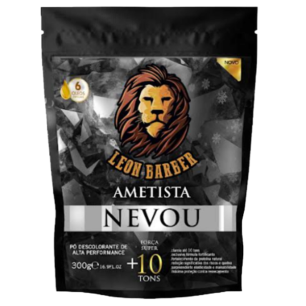Pó Descolorante AMETISTA 10 tons 300G - Leon Barber