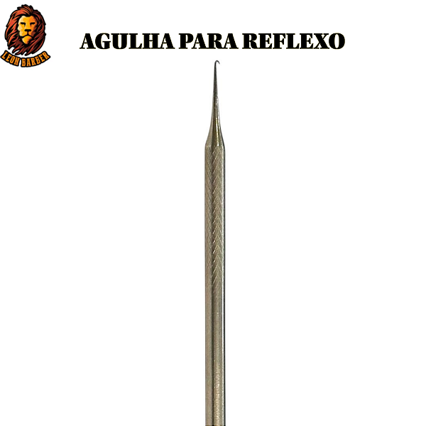 Agulha para Reflexo Leon Barber Aço Inox