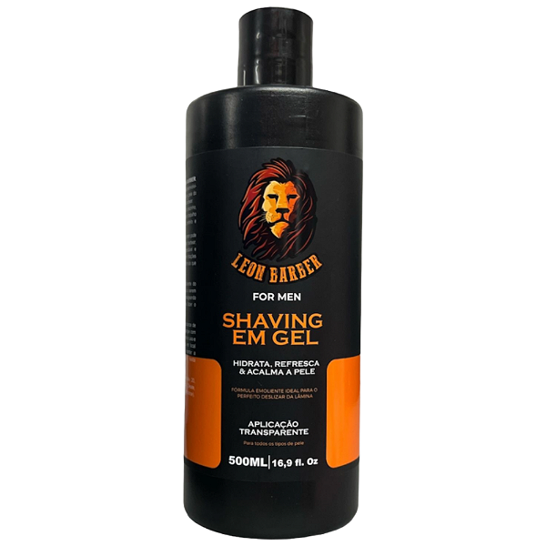 Shaving Gel para Barbear 500ml Leon Barber
