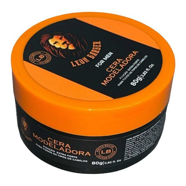Cera Modeladora para cabelo Leon Barber 80g