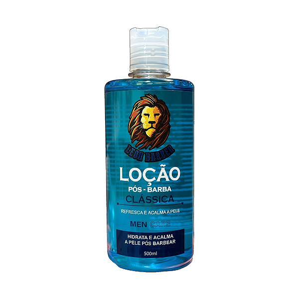 Loção Pós Barba Clássica Men Care Leon Barber 500ml