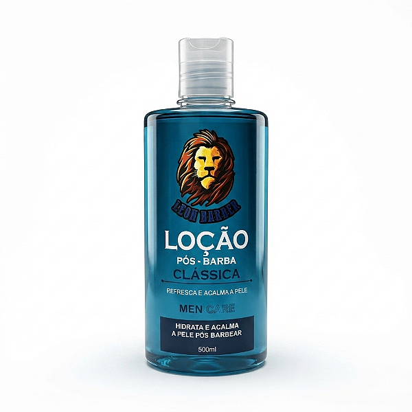 Loção Pós Barba Clássica Men Care Leon Barber 500ml