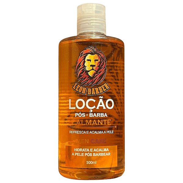 Loção Pós Barba Calmante Men Care Leon Barber 500ml