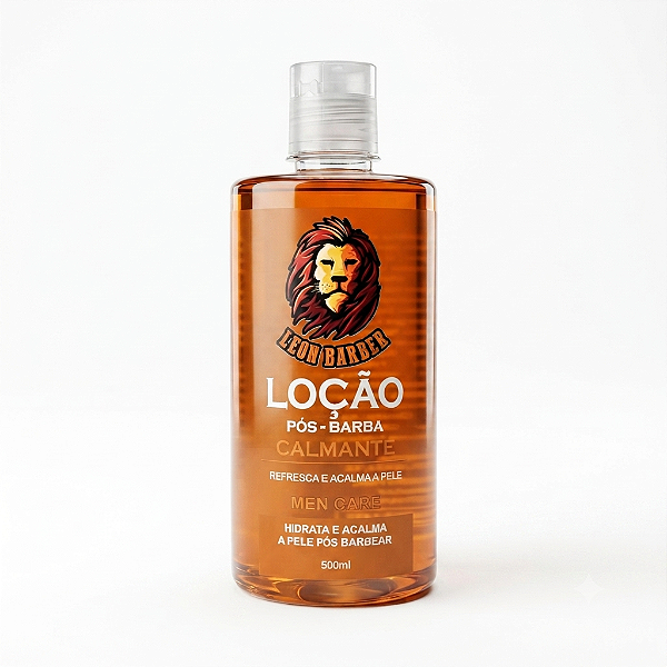 Loção Pós Barba Calmante Men Care Leon Barber 500ml
