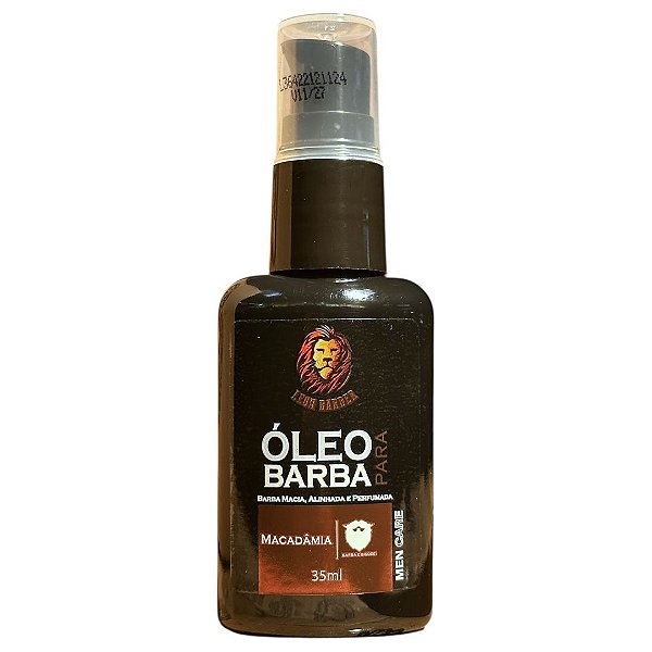 Óleo para Barba Macadâmia Men Care Leon Barber 35ml