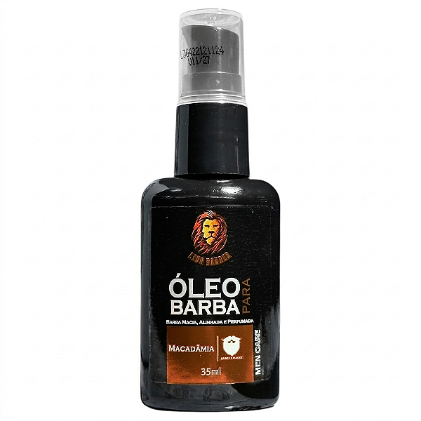 Óleo para Barba Macadâmia Men Care Leon Barber 35ml