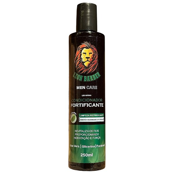 Condicionador para Cabelo e Barba Fortificante Men Care Leon Barber 250ml