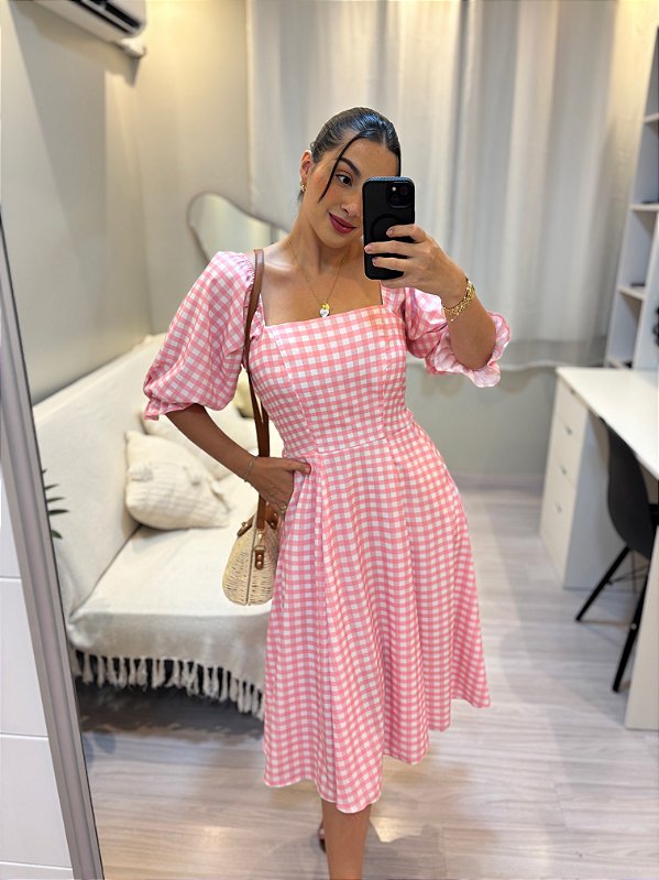 Vestido Heloisa - Xadrez
