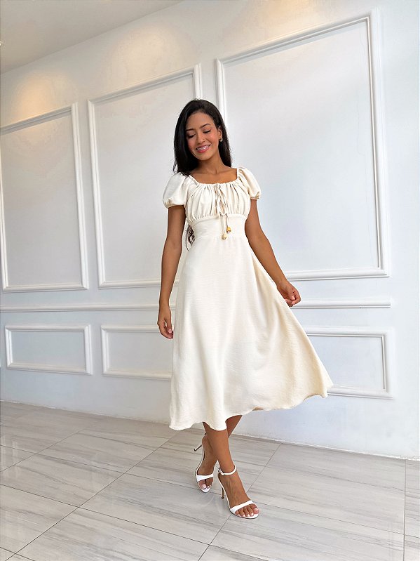 Vestido Bianca - Tapioca