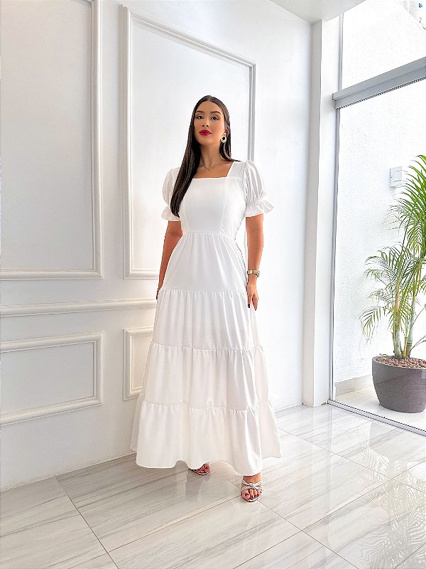 Vestido Giovana - Branco
