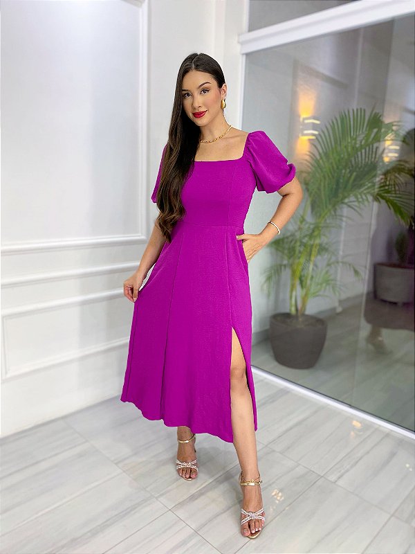 Vestido Odete - Orquídea