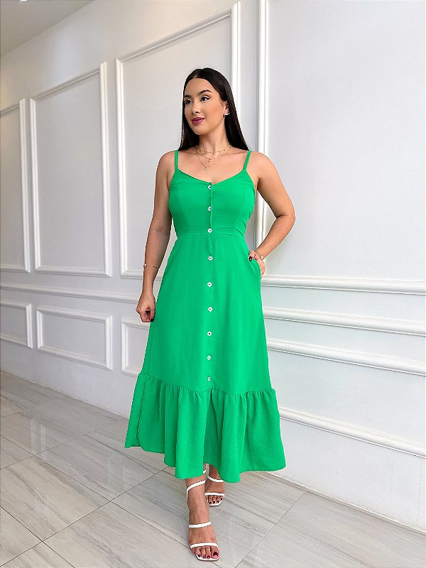 Vestido Júlia - Verde Exuberante