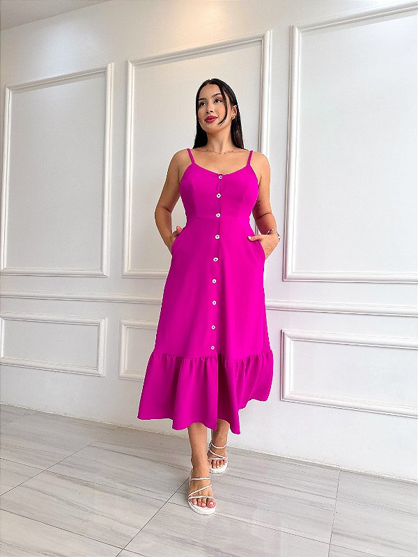 Vestido Júlia - Fúcsia