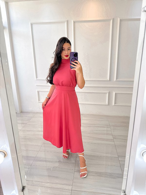 Vestido Pérola - Marsala