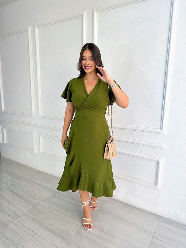 Vestido Diana - Militar