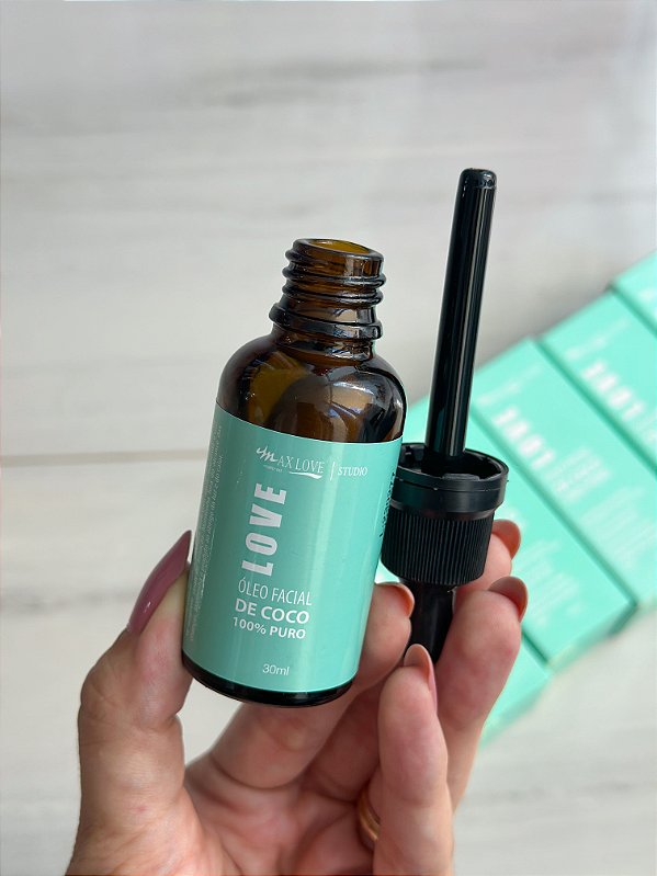 Óleo Facial De Coco 30ml - Max Love