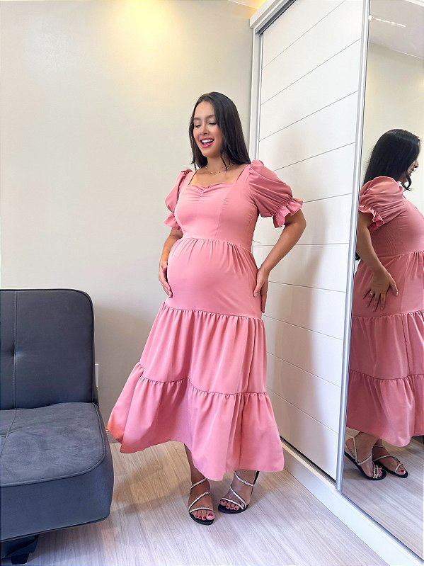 Vestido Tereza - Rosê