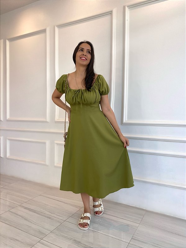 Vestido Bianca - Abacate