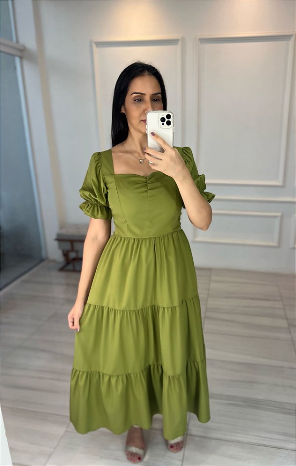 Vestido Tereza - Abacate