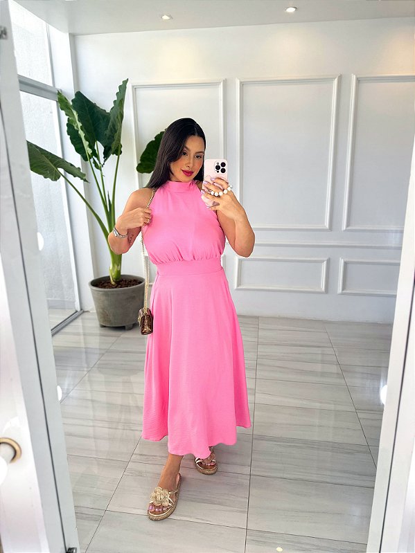 Vestido Pérola - Rosa Candy