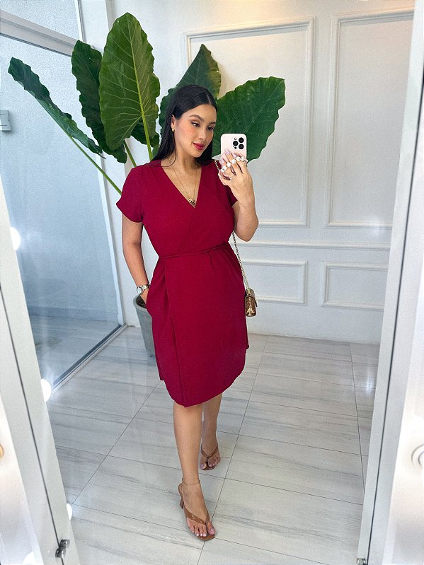 Vestido Ágata - Vinho