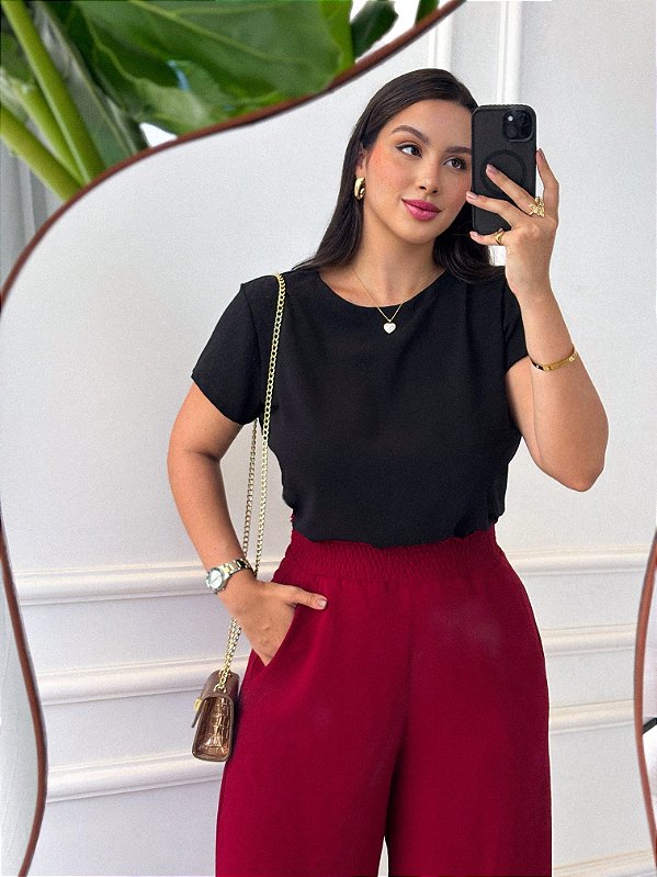 Blusa Luíza - Preto