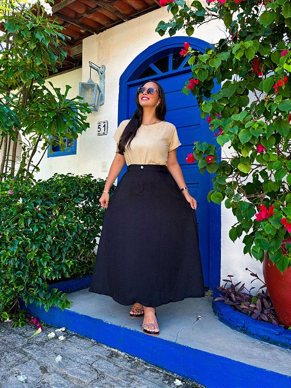 Blusa Luíza - Tapioca