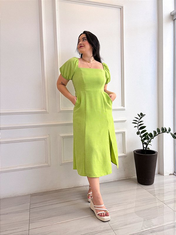 Vestido Odete - Verde Candy