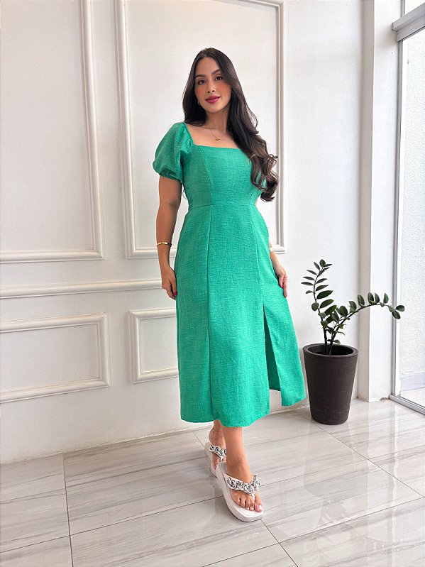 Vestido Odete - Esmeralda