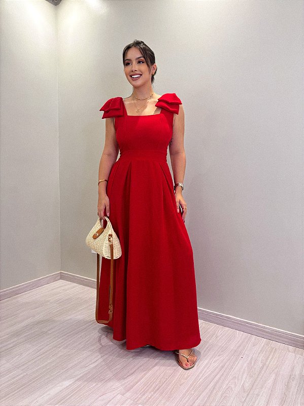 Vestido Andreia - Vermelho