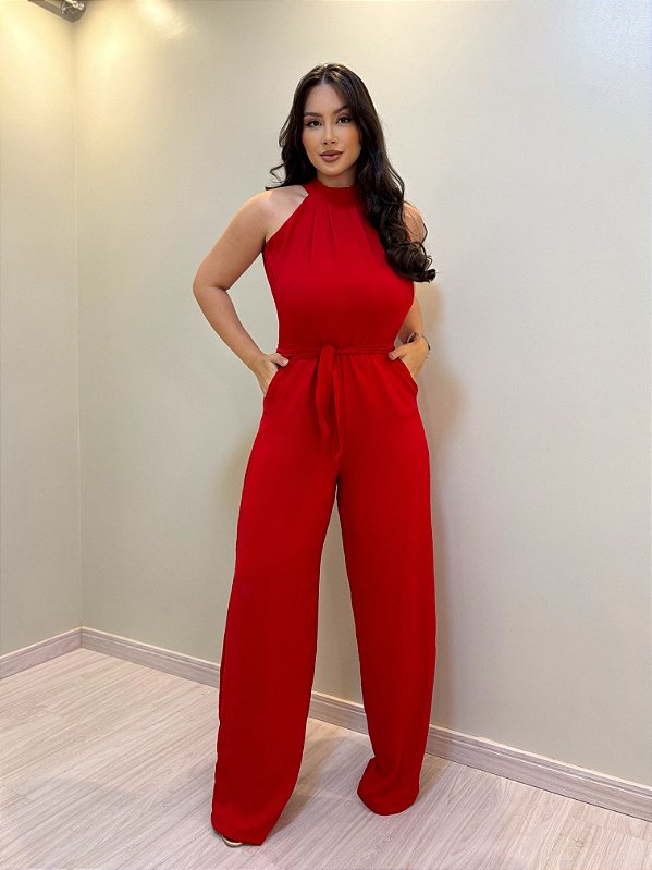 Macacão Serena - Vermelho