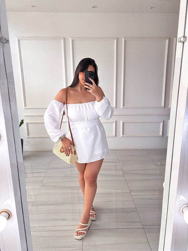 Macaquinho Clara - Branco