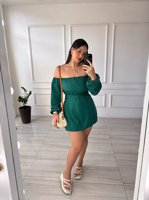 Macaquinho Clara - Verde Folha