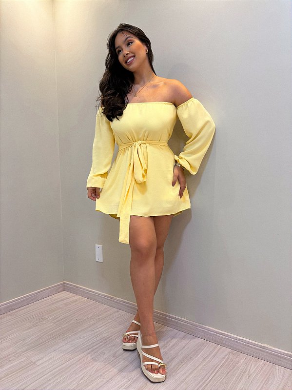 Macaquinho  Clara - Amarelo